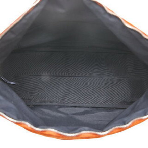 Hermes Bolide Pouch GM Clutch Bag Orange - Picture 5 of 7